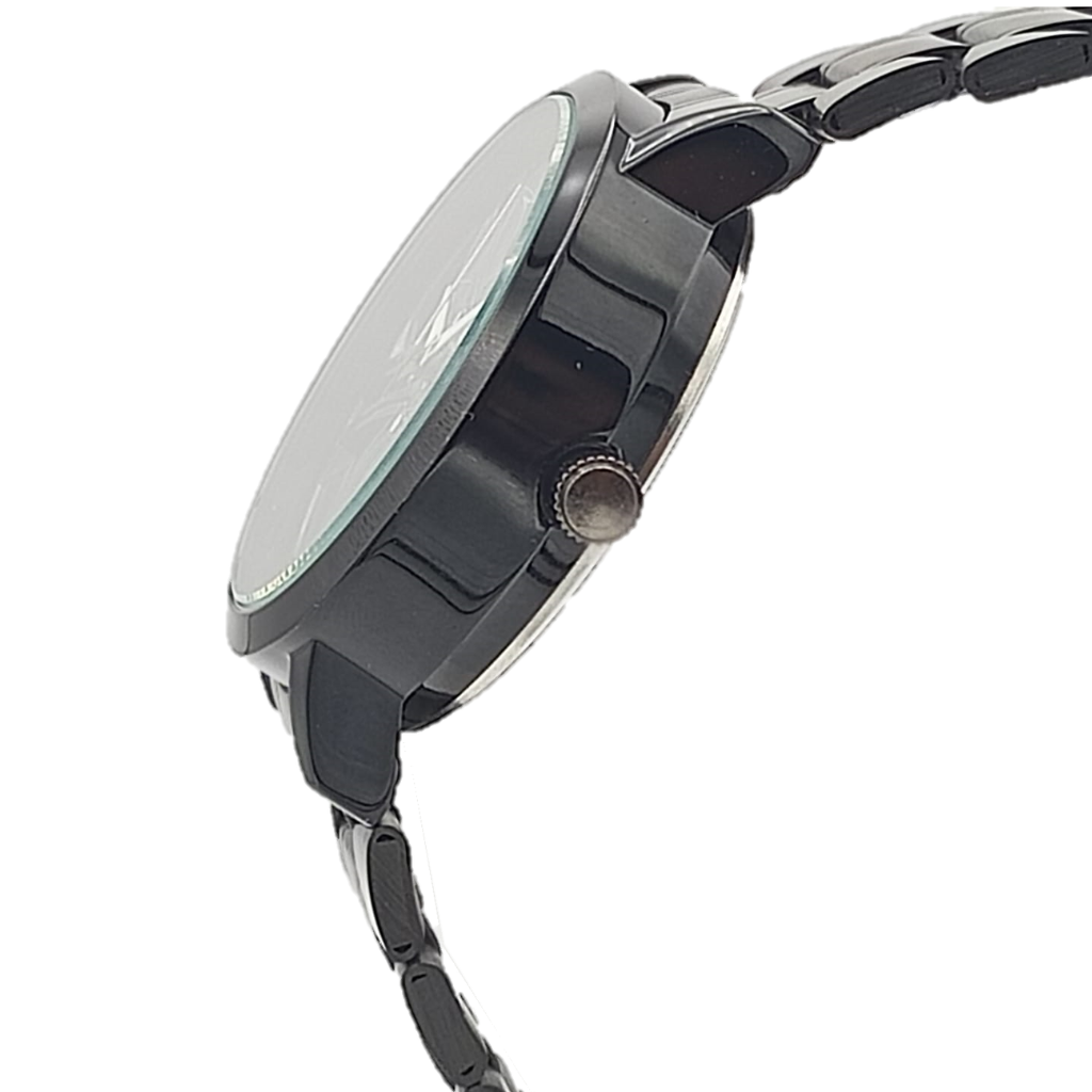 Men Stainless Steel Watch Spinning Alloy Wheel