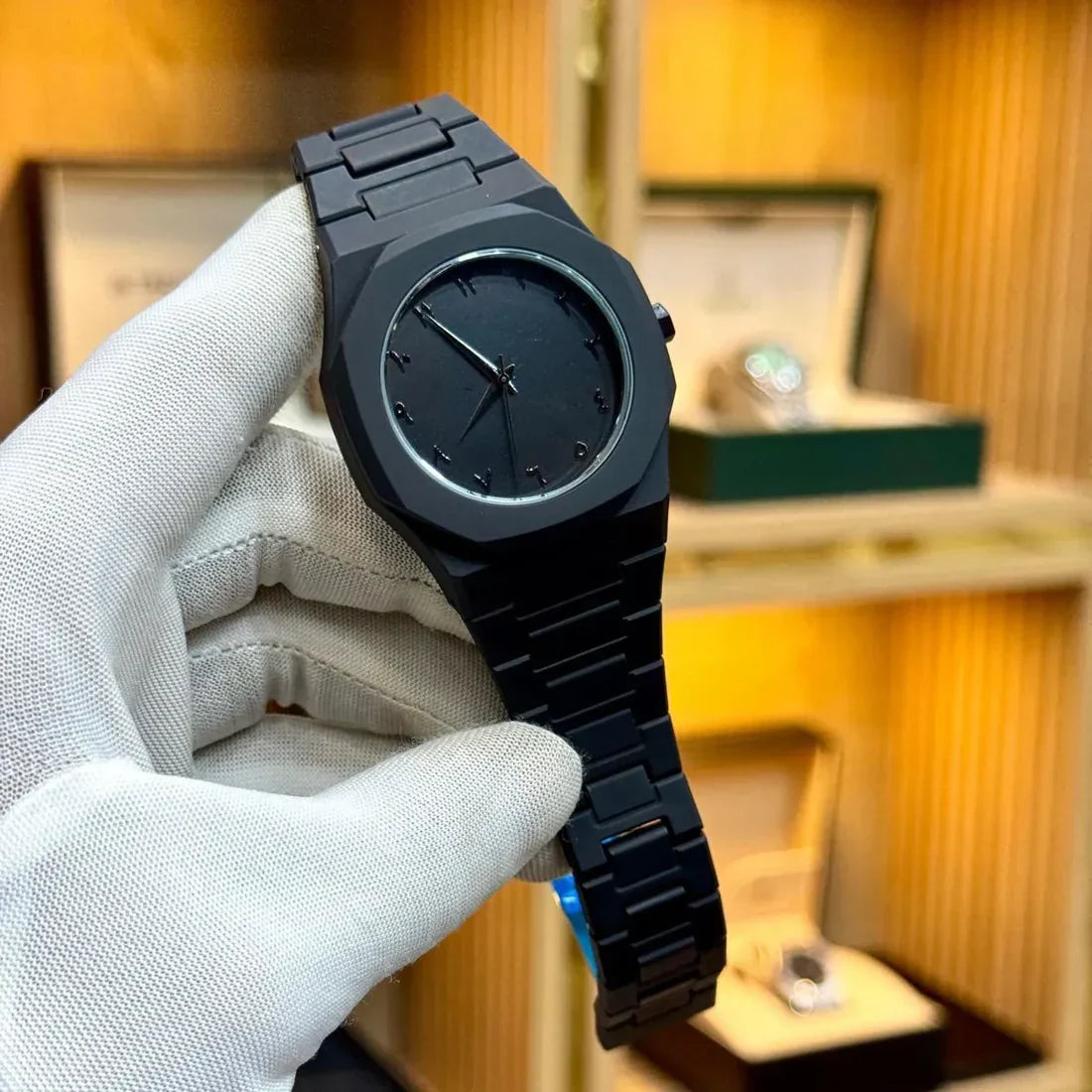 Black Arabic Aura Watch