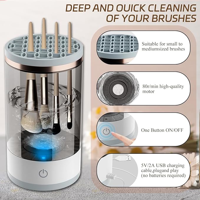 Automatic Cosmetic Cleaner & Dryer