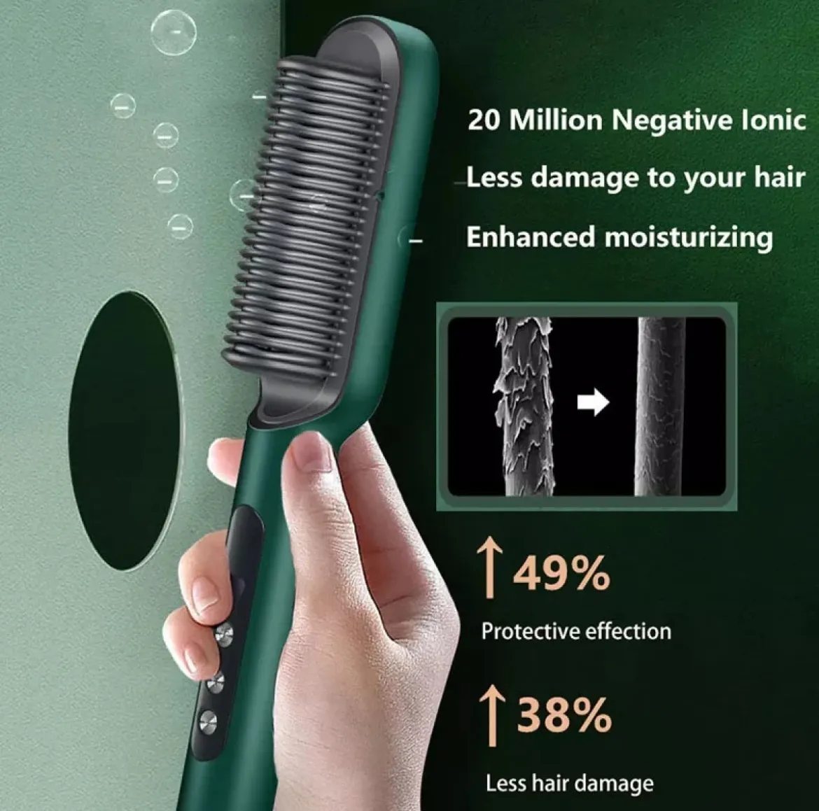 Electric Hair Straightening Comb