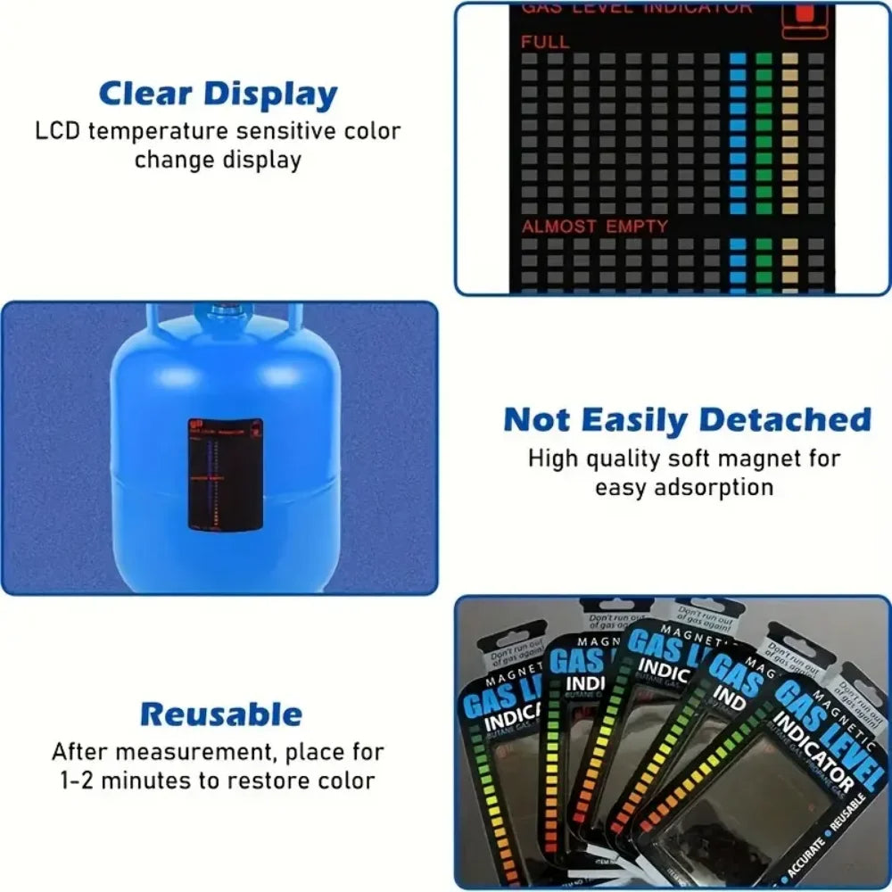 Magnetic Gas Level Indicator For Kitchen